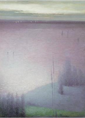 Leon Dabo : Twilight on the Hudson, Harmony